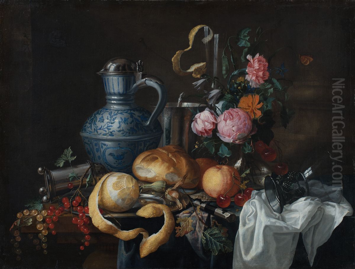 Still life Oil Painting by Jan Davidsz. De Heem
