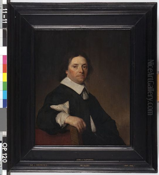 Portrait of Andre de Villepontoux Oil Painting by Johannes Cornelisz Verspronck