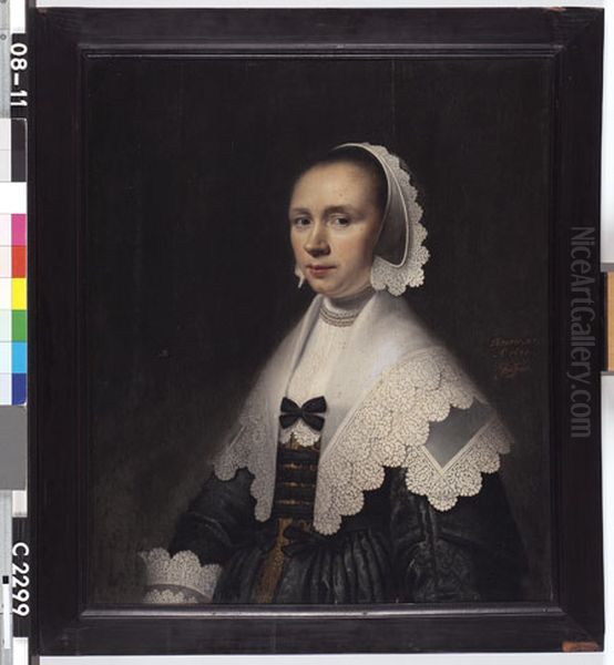 Maria Hoogenhouck (1610-1668) Oil Painting by Jacob Willemsz Delff the Younger