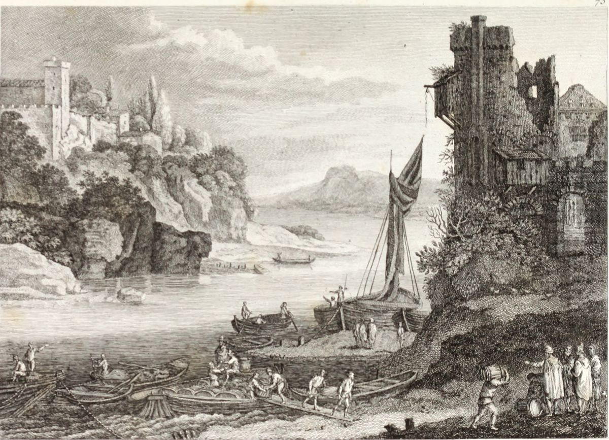 Rocky Coast with Ships and Travellers Oil Painting by Paul Bril