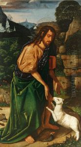 Sant Joan Baptista al desert, obra de Bartolome Bermejo 
Museu de Bellas Artes de Sevilla