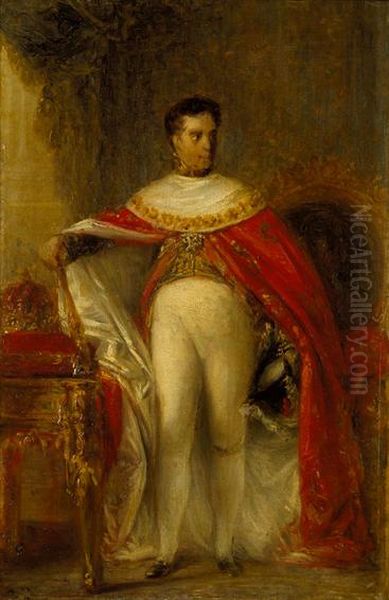 Portrait of King John VI (1821) Oil Painting by Domingos Sequeira