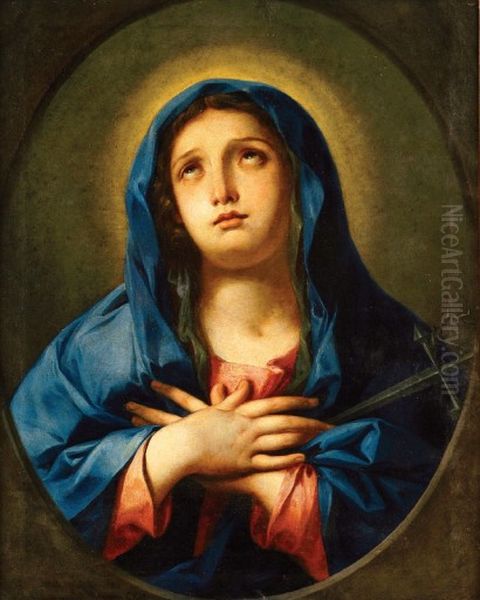 Our Lady of Pains Oil Painting by Domingos Sequeira