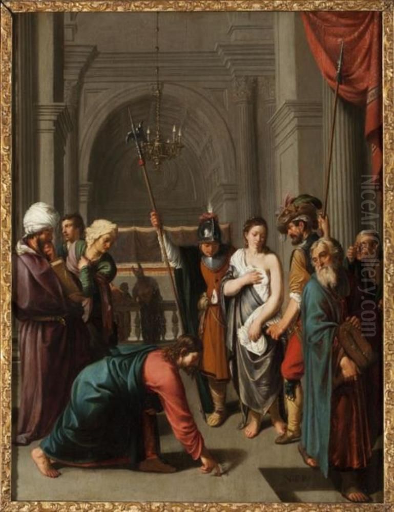 2-11) Oil Painting by Nicolaes Eliaszoon Pickenoy