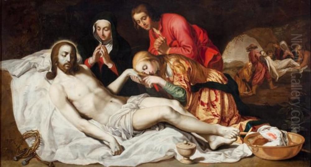 Bewening Oil Painting by Abraham Bloemaert