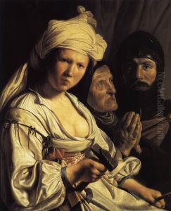 Jael, Deborah   and  Barak