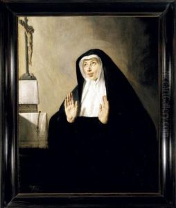 Portrait of the beguin Isabella van Hoey