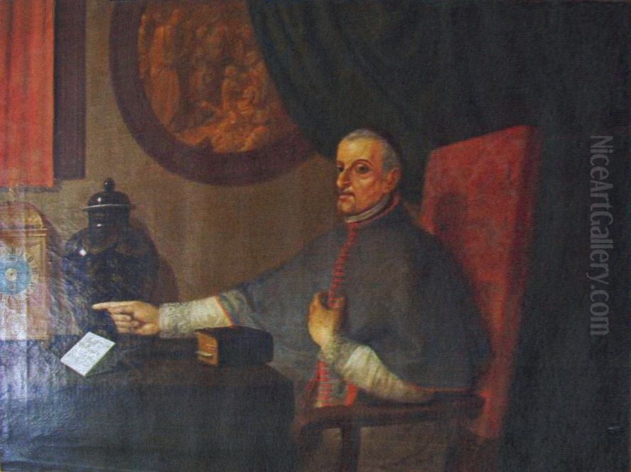 Portrait of D. Miguel de Castro Oil Painting by Vieira Lusitano