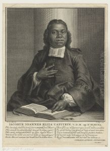 Portrait of Jacobus Eliza Joannes Capitein (1717-1747), minister in d'Elmina