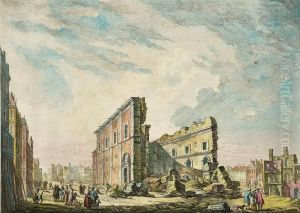 Ruins of St. Paul's Church after the 1755 earthquake