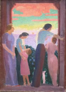 Femmes sur le balcon