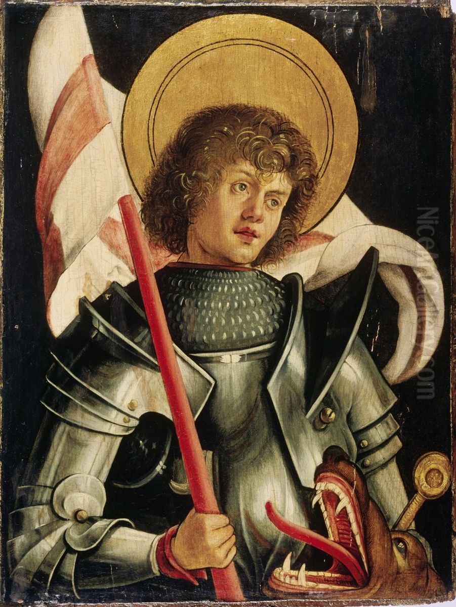 Saint George and the Dragon Oil Painting by Hans von Kulmbach