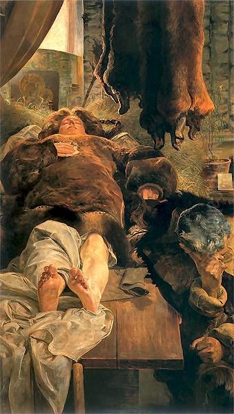 Smierc Ellenai Oil Painting by Jacek Malczewski
