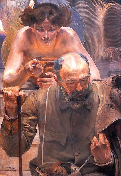 Finis Poloniae Oil Painting by Jacek Malczewski