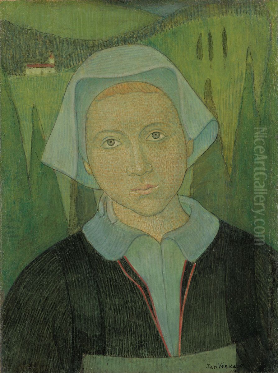 Memory Oil Painting by Jan Verkade