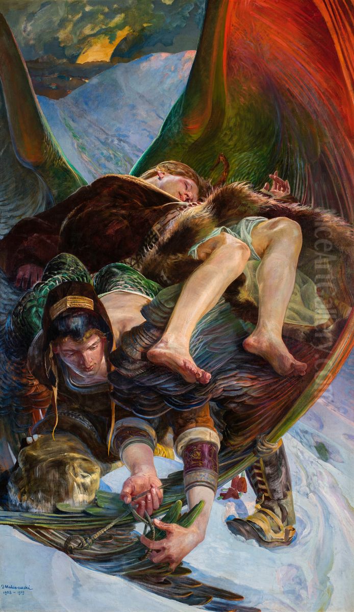 Eloe z Ellenai Oil Painting by Jacek Malczewski