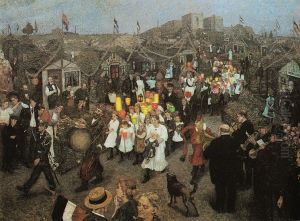 Summer party in the allotments