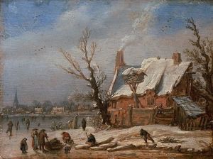 Winter landscape.