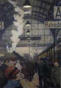 Train station (Lehrter Bahnhof)