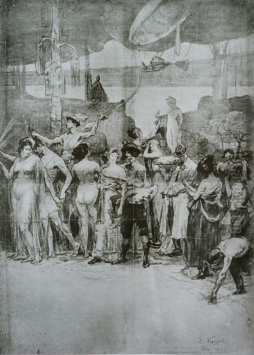O Progresso do Rio - Cartao para o triptico 