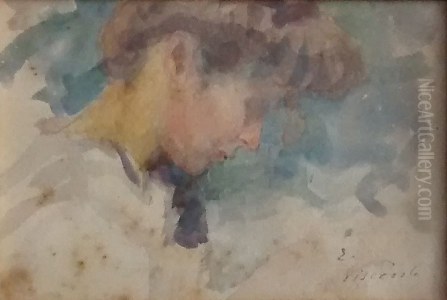 Louise Oil Painting by Eliseu Visconti