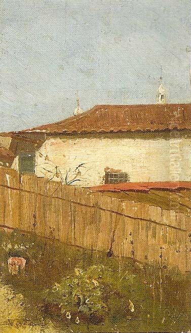 Paisagem urbana Oil Painting by Eliseu Visconti