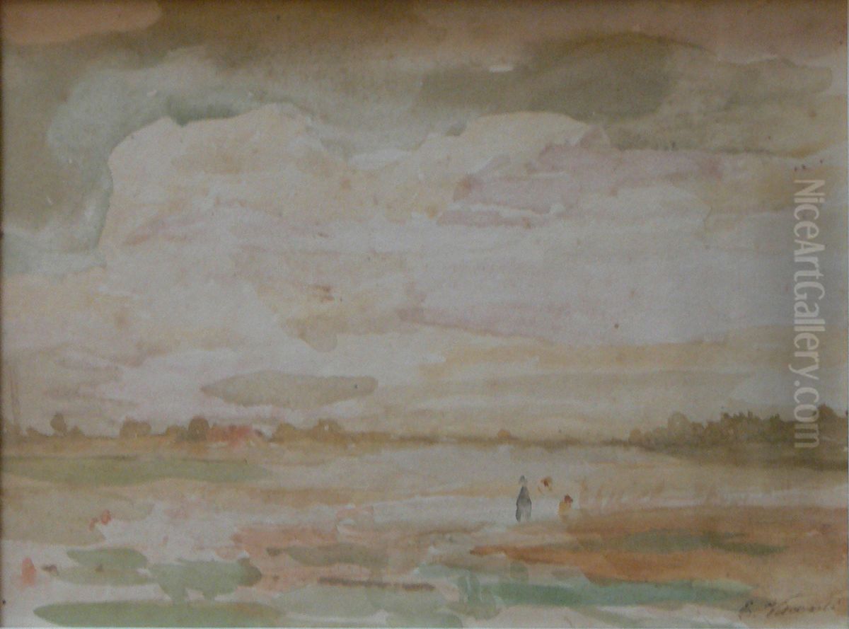Arredores de Saint Hubert Oil Painting by Eliseu Visconti