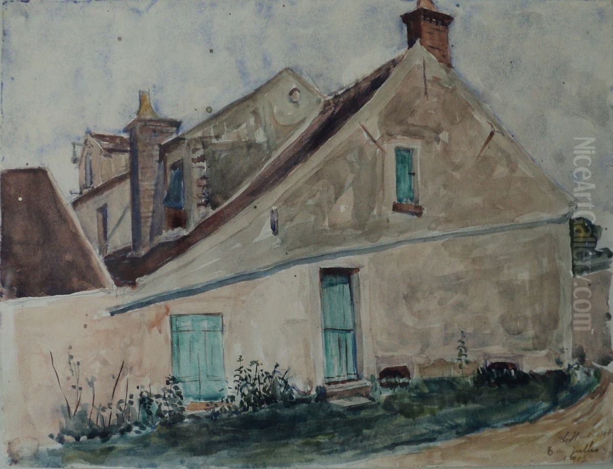 Telhados de Saint Hubert Oil Painting by Eliseu Visconti