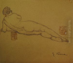 Nu feminino - verso da obra D461