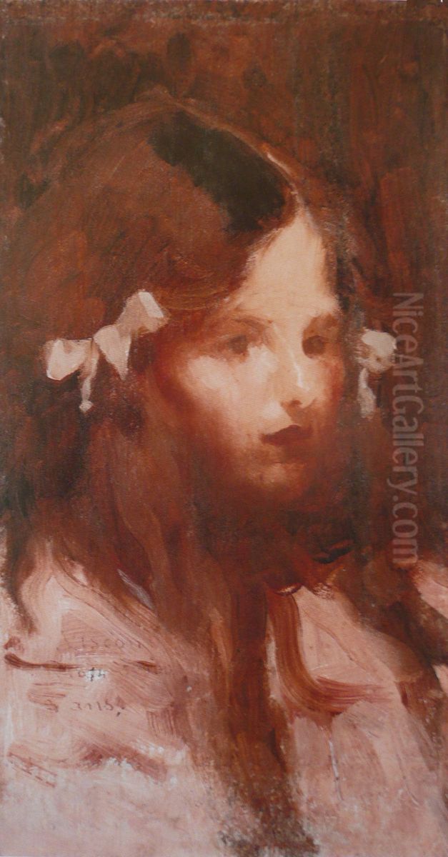 Yvonne Oil Painting by Eliseu Visconti