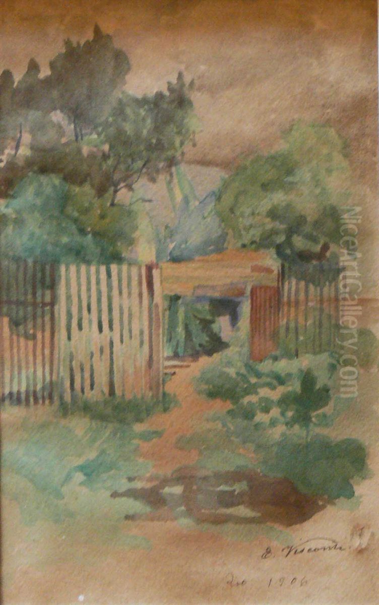 Chacara de meu irmao - Andarai Oil Painting by Eliseu Visconti