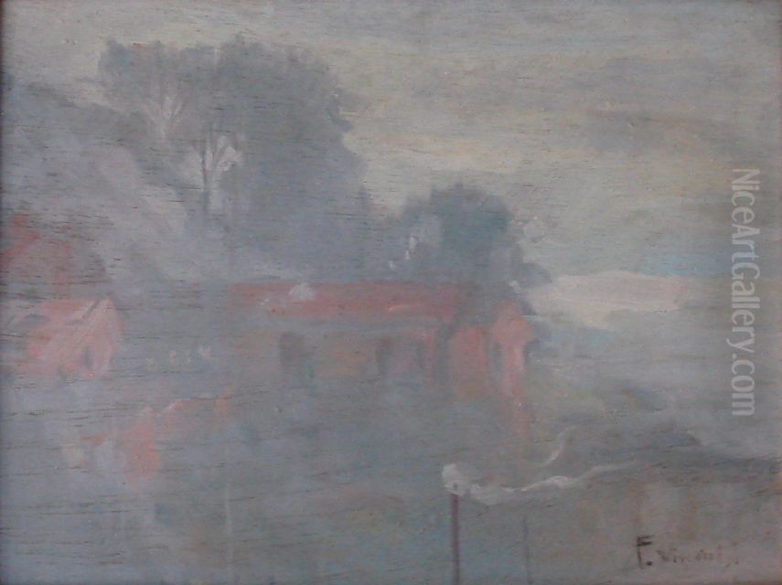 Encosta do Morro de Santo Antonio Oil Painting by Eliseu Visconti