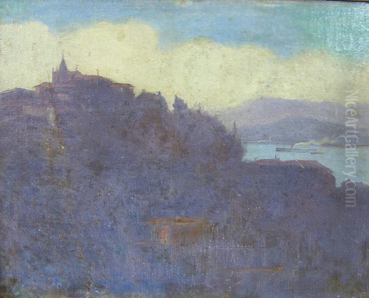 Morro do Castelo Oil Painting by Eliseu Visconti