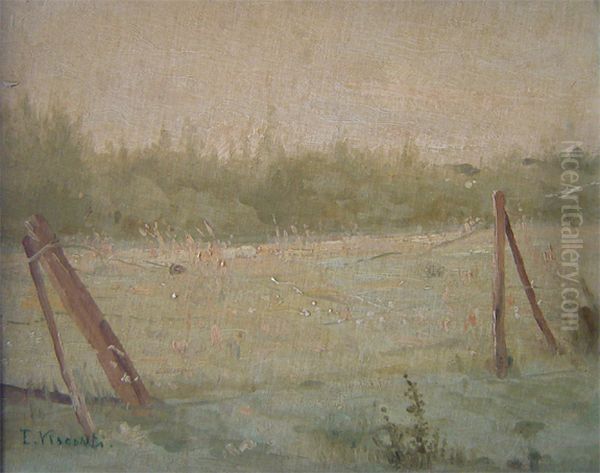 Cerca Oil Painting by Eliseu Visconti