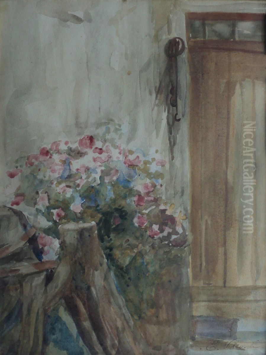 Floracao Oil Painting by Eliseu Visconti