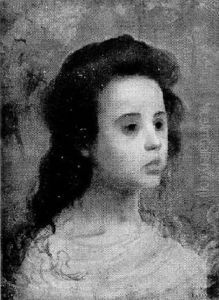 Menina Oil Painting by Eliseu Visconti