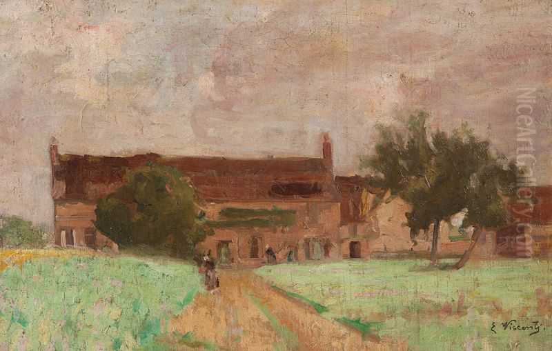 Paisagem europeia Oil Painting by Eliseu Visconti