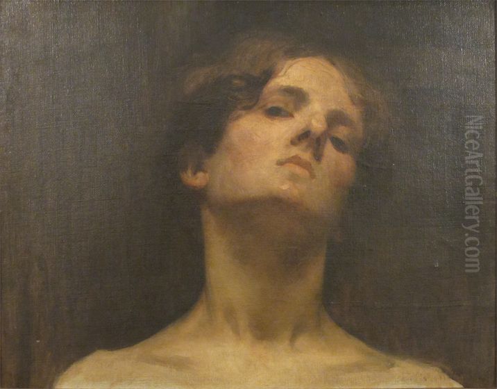 Cabeca de martir Oil Painting by Eliseu Visconti