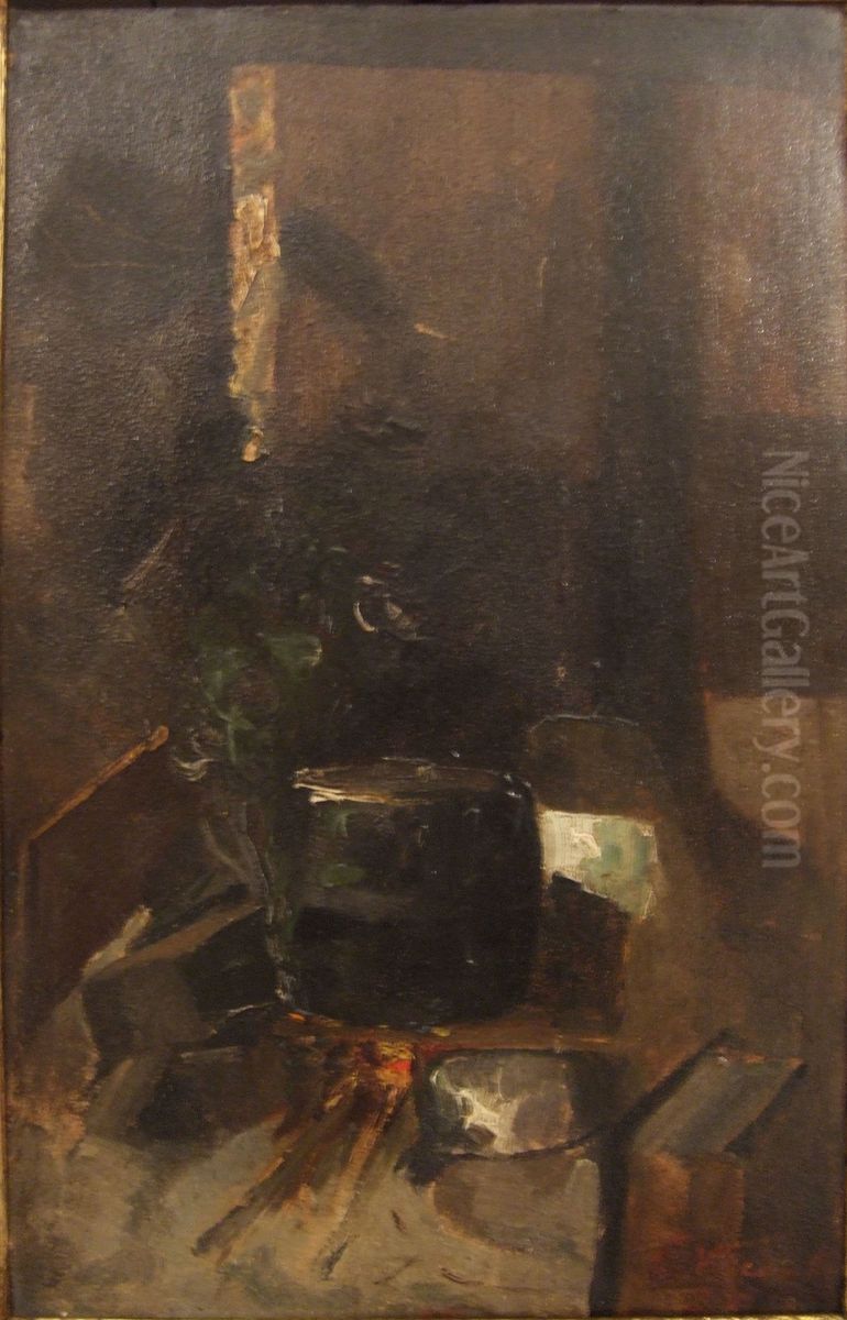 Interior mineiro Oil Painting by Eliseu Visconti