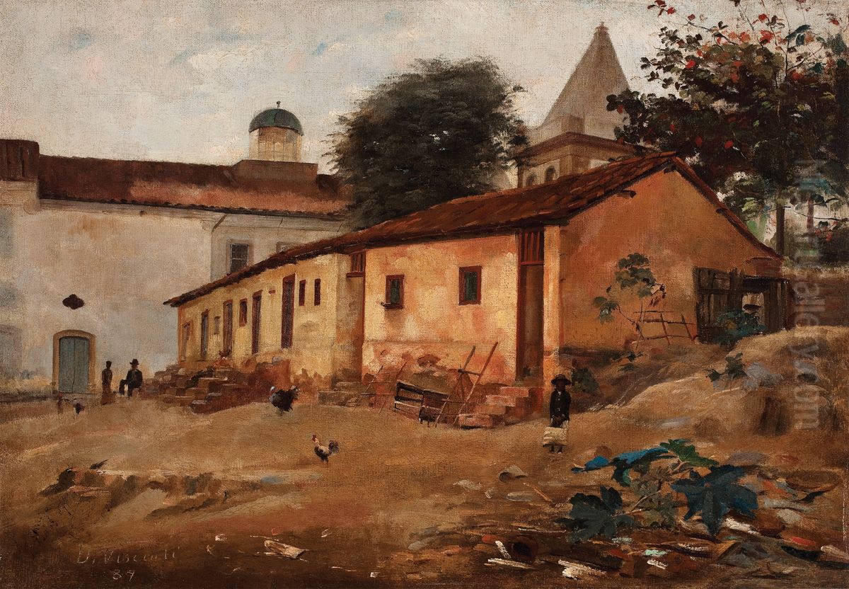 Morro de Sao Bento Oil Painting by Eliseu Visconti