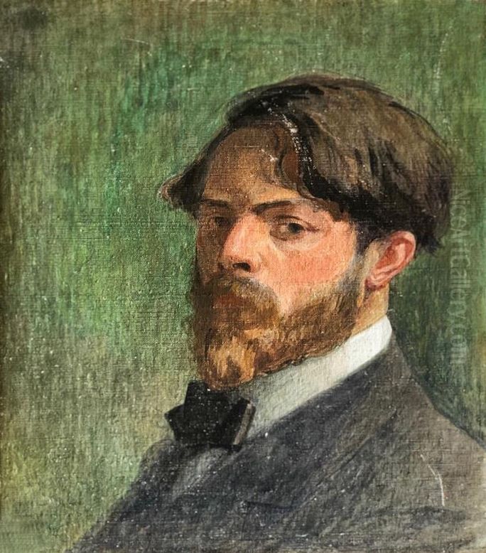 Autorretrato 1904 Oil Painting by Eliseu Visconti