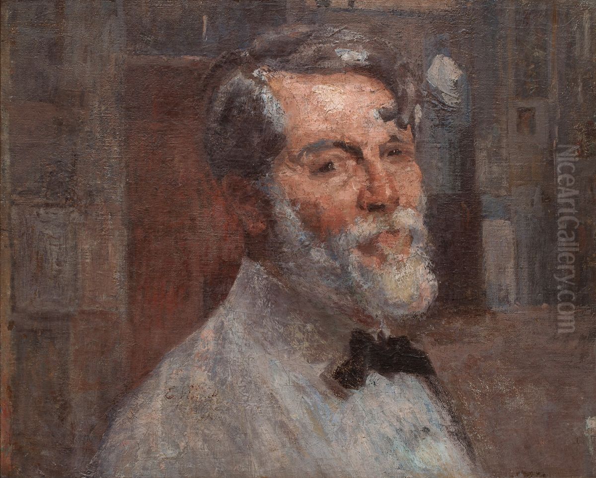Autorretrato 1929 Oil Painting by Eliseu Visconti