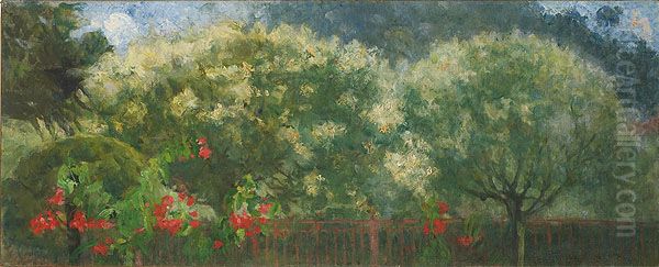 Folhagens de Teresopolis Oil Painting by Eliseu Visconti
