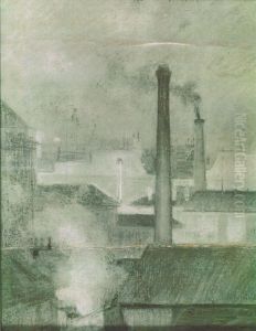 Telhados de Paris - Paisagem com chamine