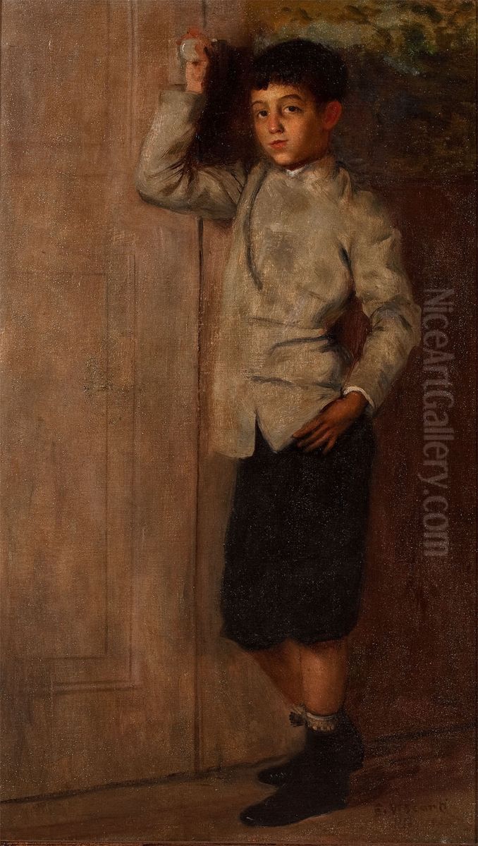 O colegial Oil Painting by Eliseu Visconti
