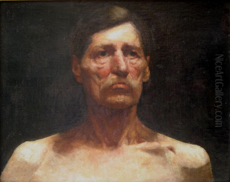 Busto de homem Oil Painting by Eliseu Visconti