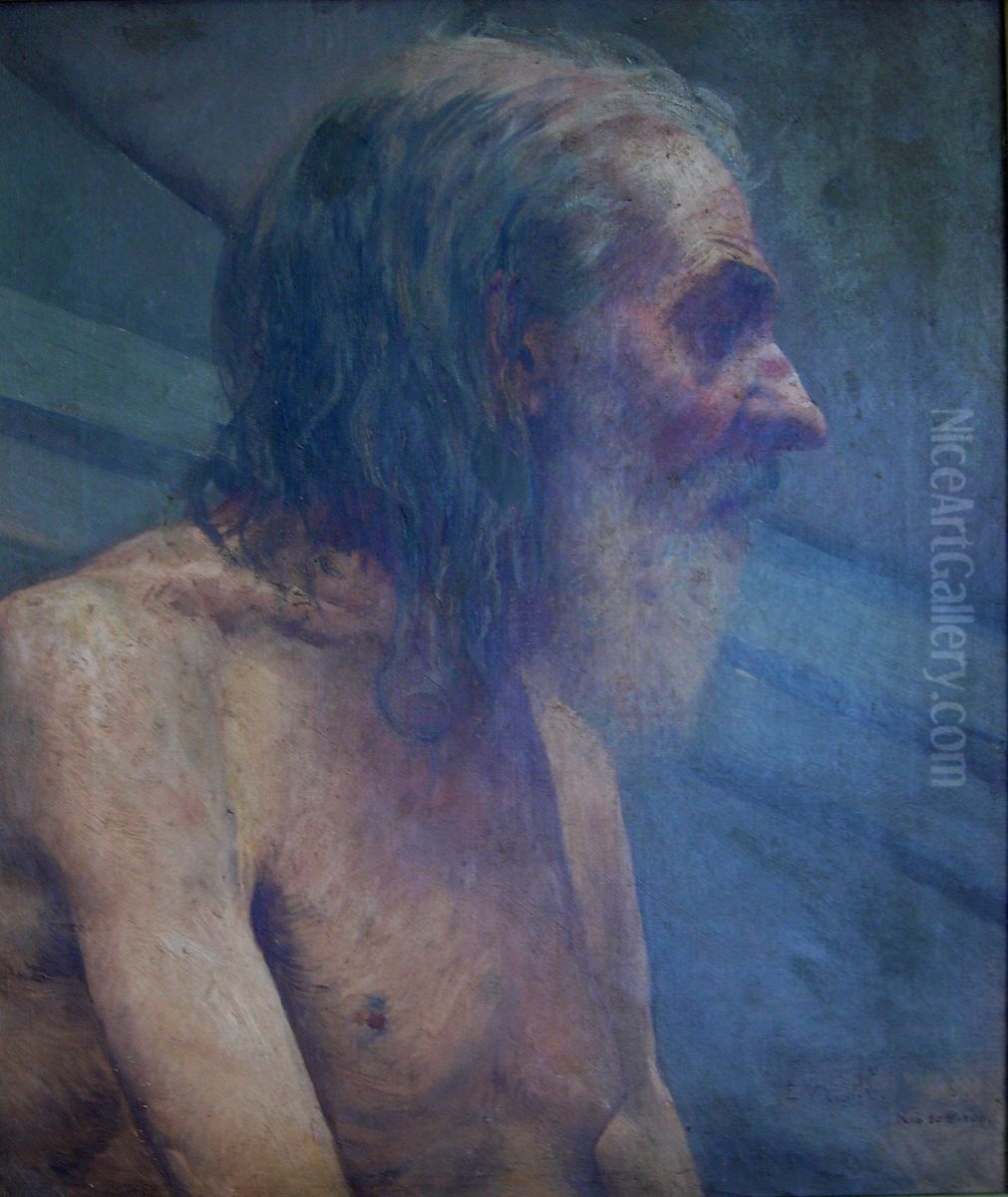 Anciao Oil Painting by Eliseu Visconti