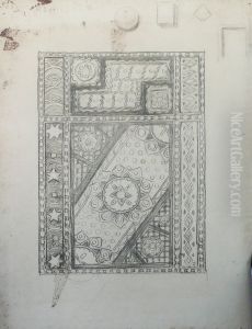 Piso hidraulico - Estudo - verso da obra D864