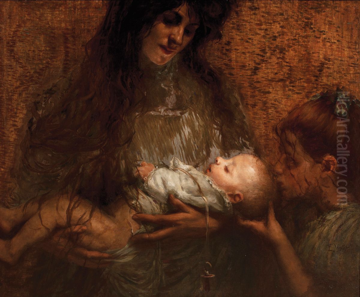 Boa noite Oil Painting by Eliseu Visconti