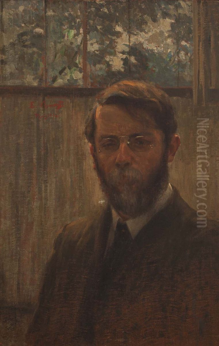 Autorretrato 1914 Oil Painting by Eliseu Visconti